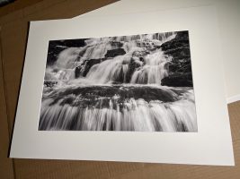 New black and white print “Cascades”