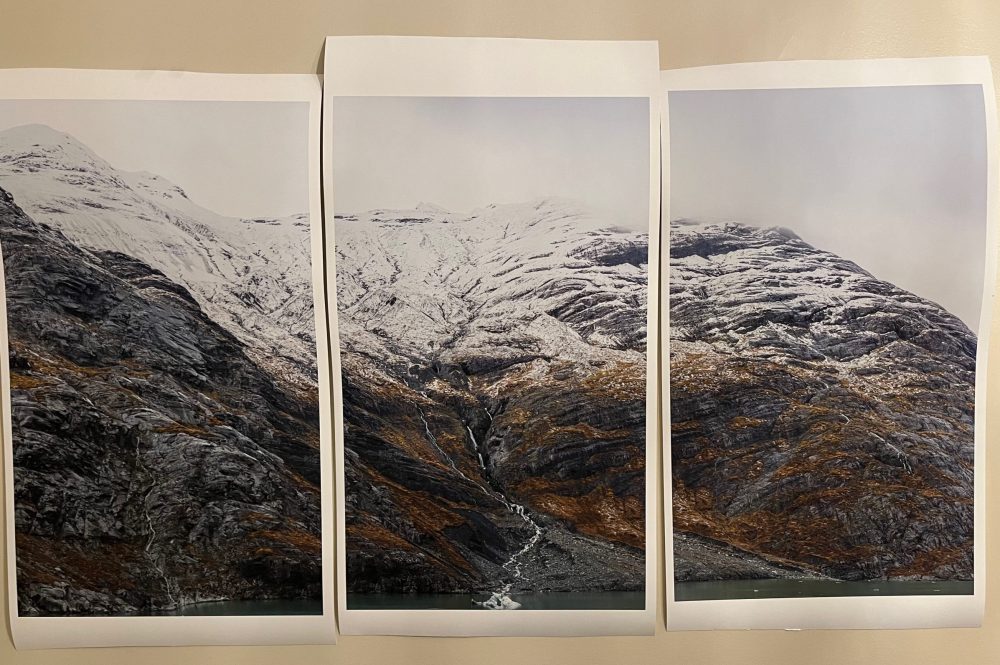 Glacier Bay Triptych – panel prints